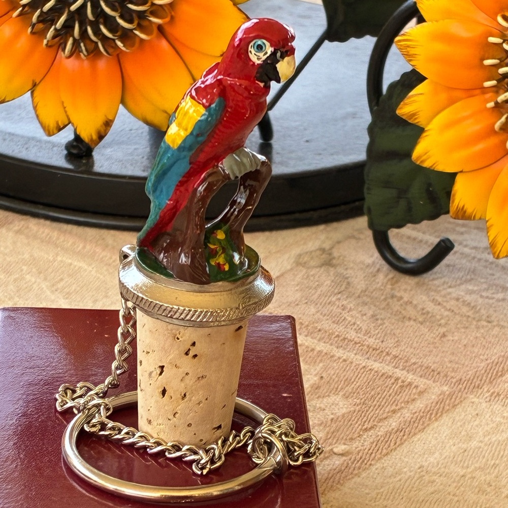 Vintage Pewter Parrot Wine Stopper - Picture 6 of 8